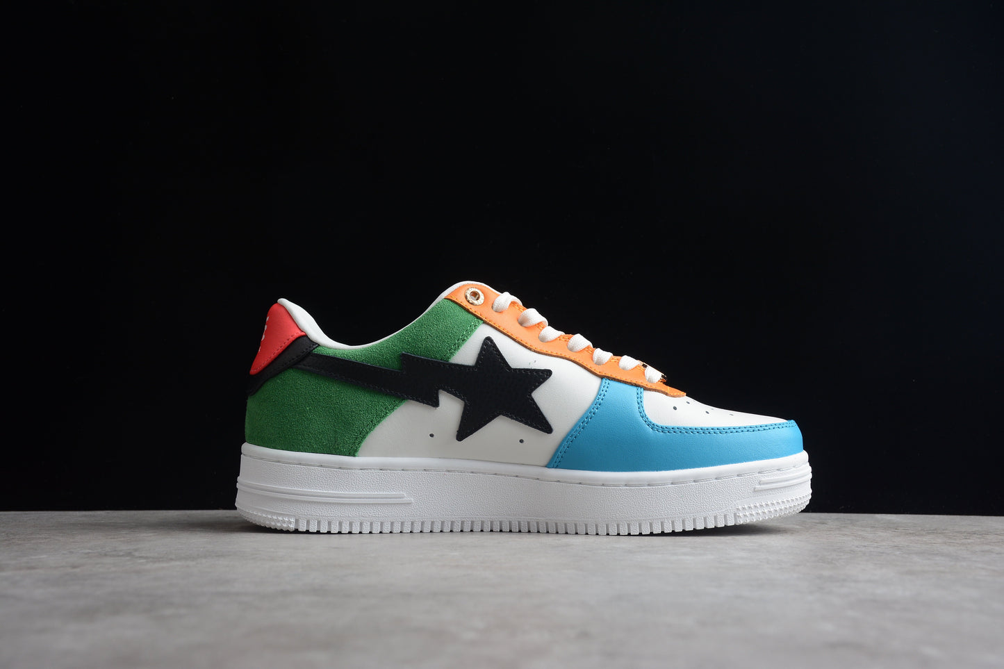 BAPE Sta Multi-color Edition Sneakers - Black Unisex Streetwear Limited Edition - ### BAPE STA Multi-Color Edition Sneakers Elevate your sneaker collection with the BAPE STA Multi-Color