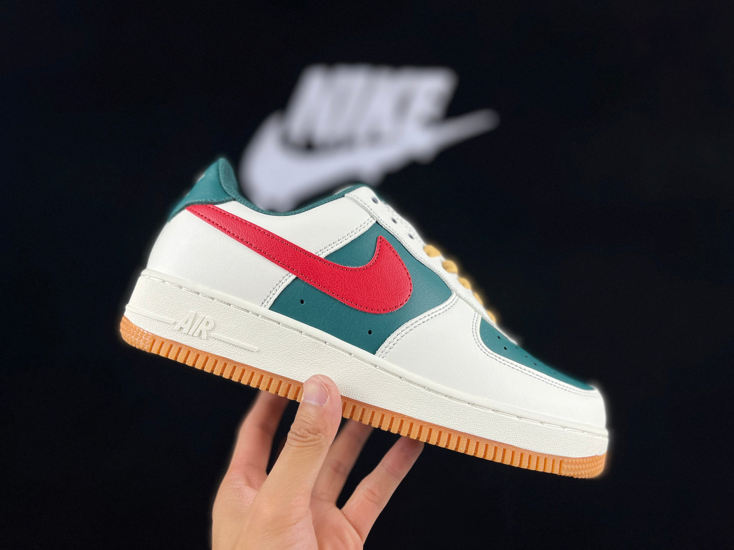 NIKE Air Force 1 Low - Red Unisex Streetwear Limited Edition - **Nike Air Force 1 Low** The Nike Air Force 1 Low is a timeless classic