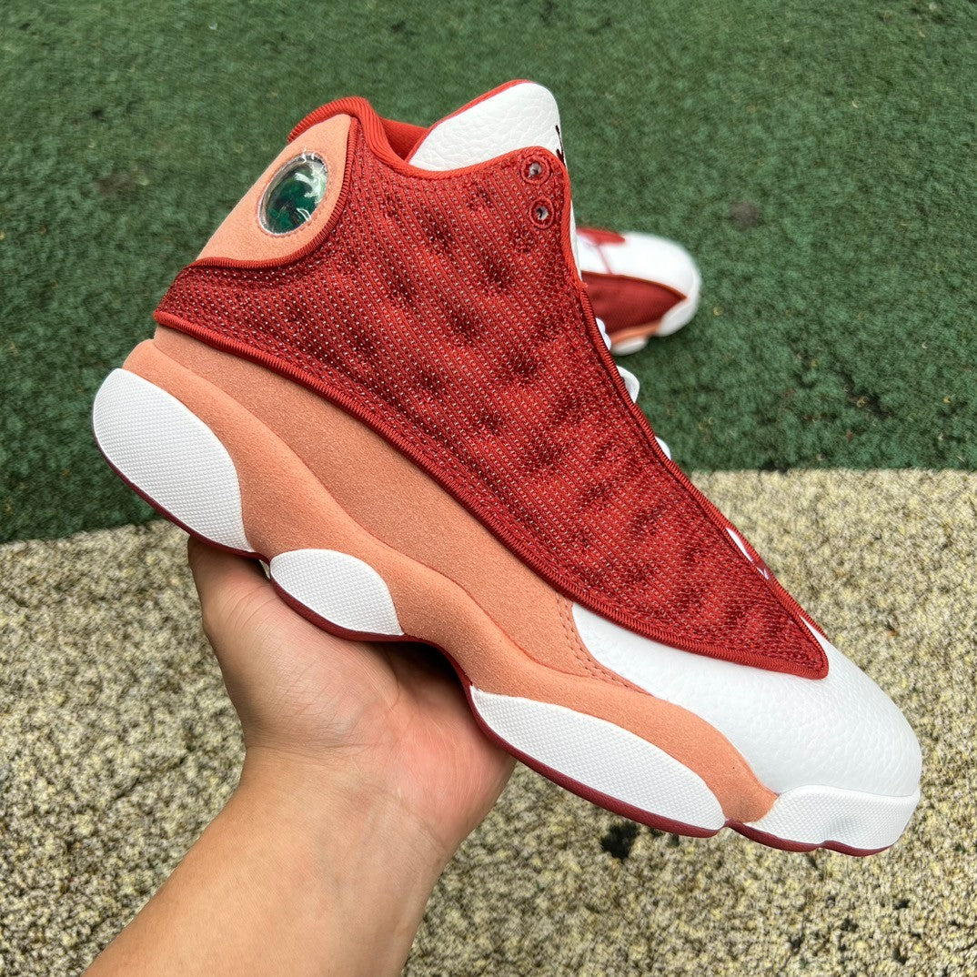 JORDAN 13 dune Red Unisex Streetwear Limited Edition