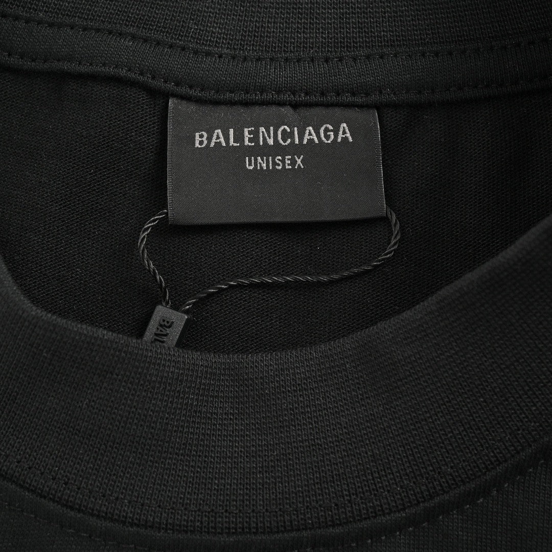 Camiseta con estampado del logo de Balenciaga