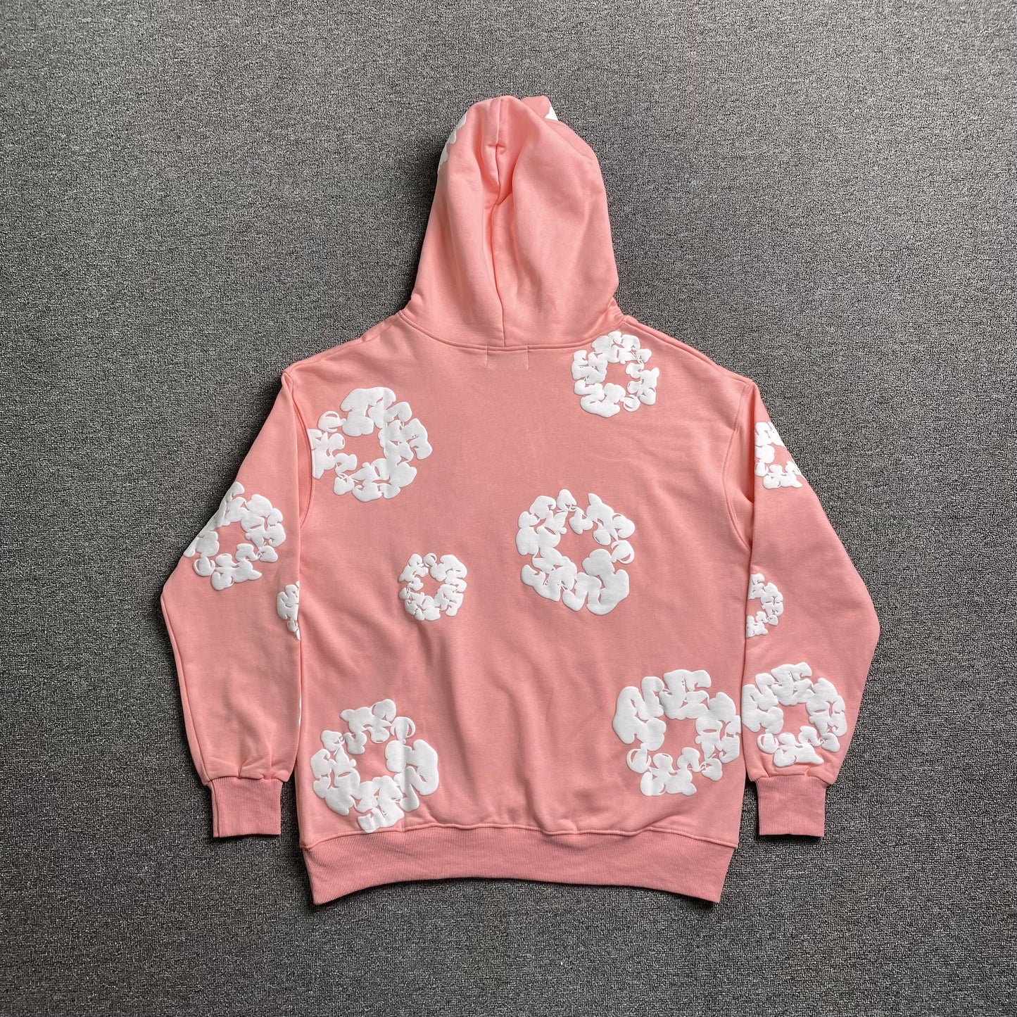 DENIM Tears Cotton Wreath Hoodie Peach - White Unisex Streetwear Limited Edition