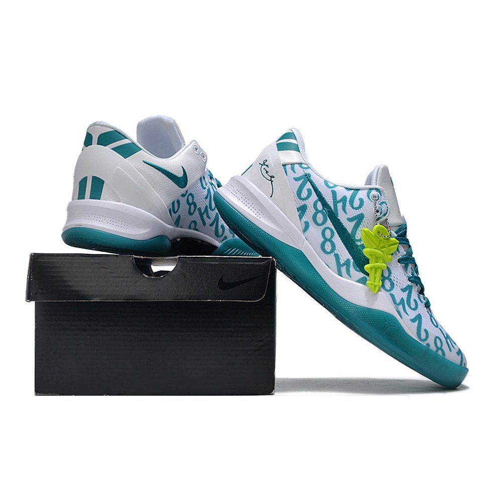 NIKE Kobe 8 Protro - Radiant Emerald Shoes - Red Unisex Streetwear Limited Edition