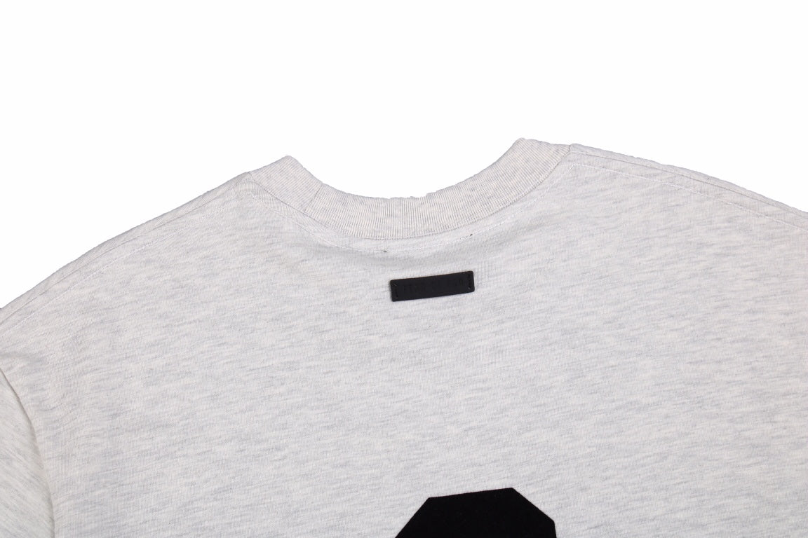 Fear Of God Letter F T-shirt (light Grey) Unisex Streetwear Limited Edition - <p dir='ltr'><span>This Fear of God t-shirt features a bold letter 'F' graphic on the