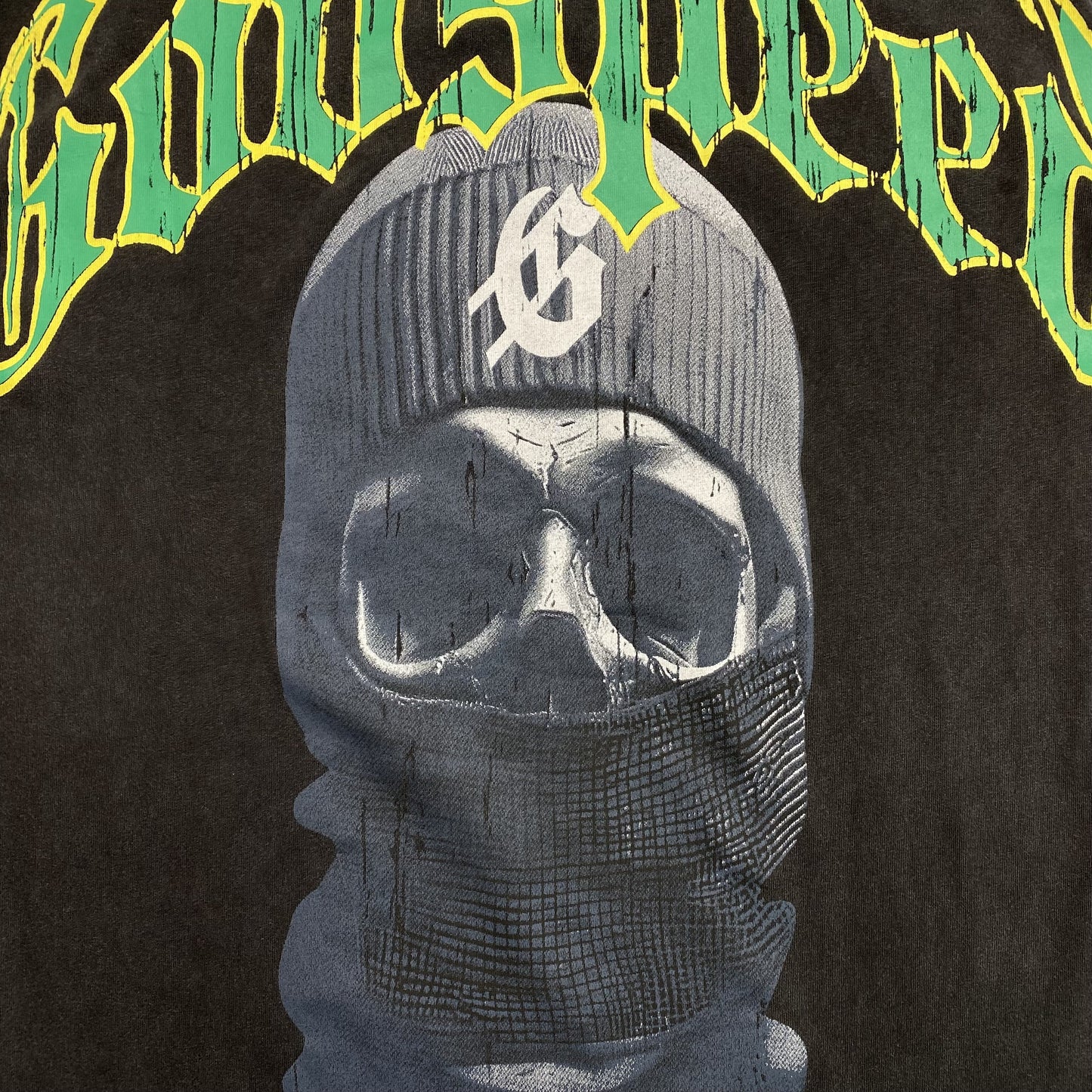GODSPEED Balaclava Szn T-shirt Washed - Black Unisex Streetwear Limited Edition
