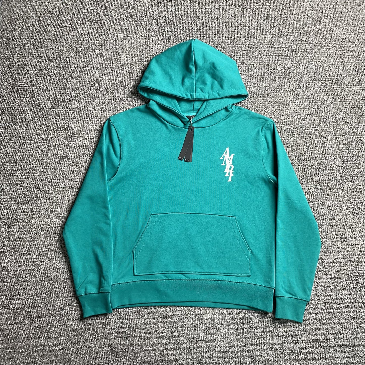 AMIRI Letter Logo Hoodie Cerulean - Red Unisex Streetwear Limited Edition - The AMIRI LETTER LOGO HOODIE CERULEAN - REPLICA brings together luxury craftsmanship and modern streetwear