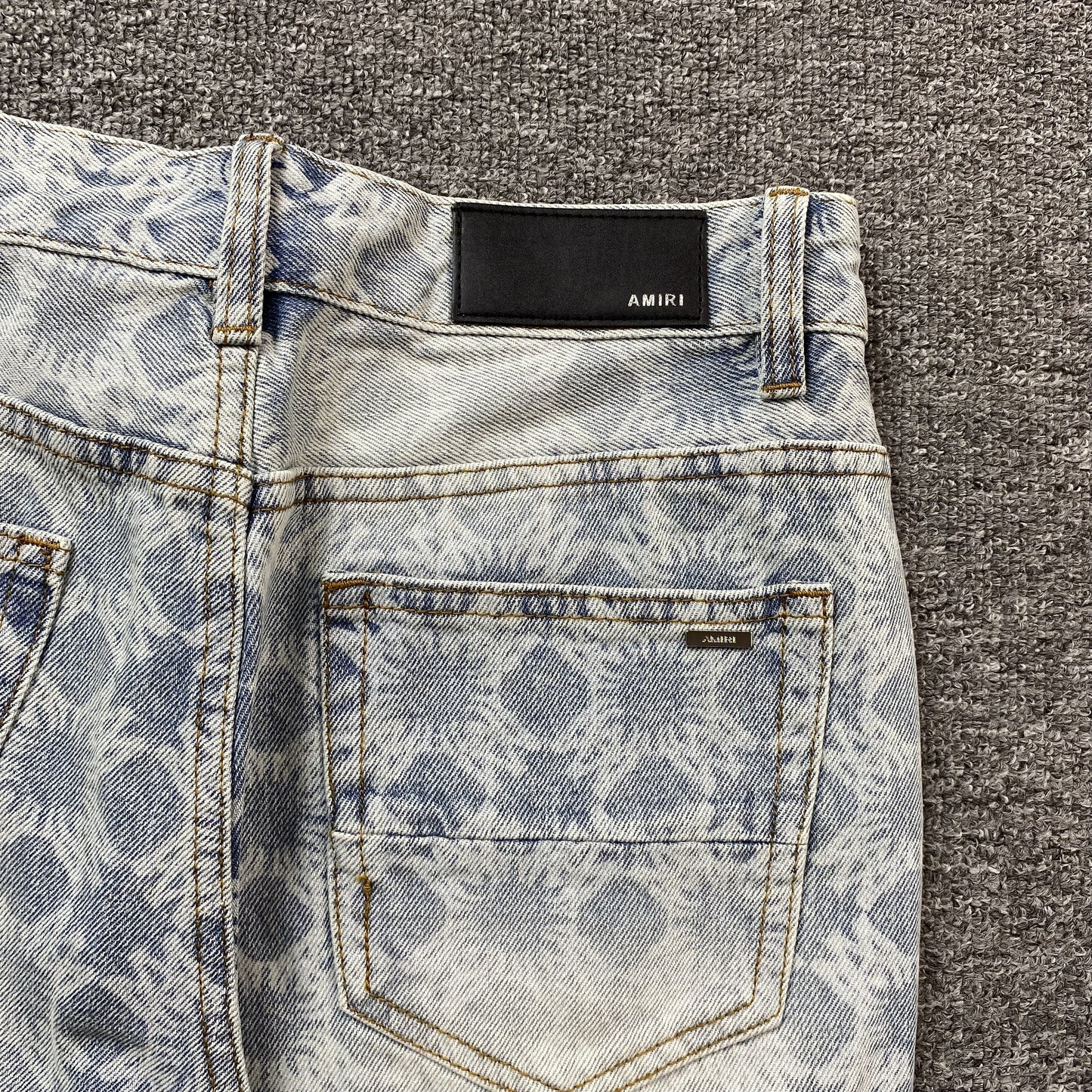 AMIRI Quad Jeans Hoodie - Blue Unisex Streetwear Limited Edition - The AMIRI QUAD JEANS BLUE - REPLICA embody high-end craftsmanship with a rebellious streetwear aesthetic