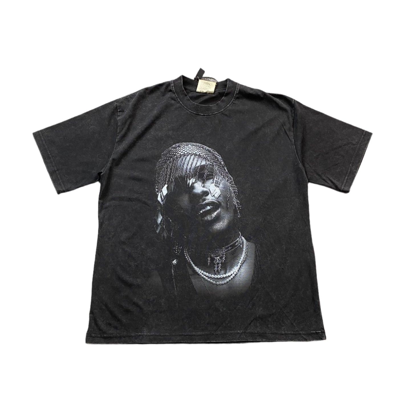 A$AP Rocky Vintage Graphic Tee Dark T-Shirt - Grey Unisex Streetwear Limited Edition - The A$AP ROCKY VINTAGE GRAPHIC TEE DARK GREY - REPLICA blends hip-hop culture with vintage