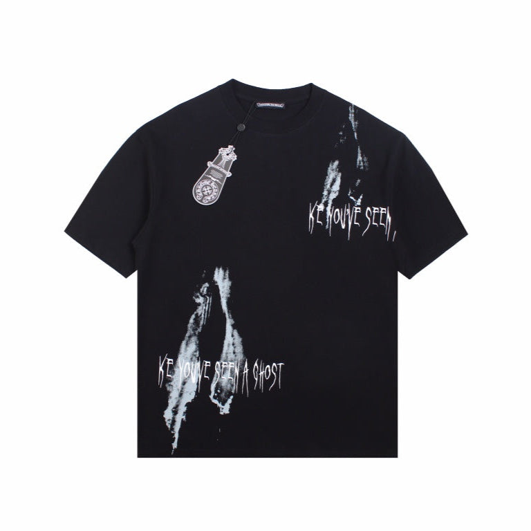 CHROME Hearts - Kids See Ghosts T-shirt - Black Unisex Streetwear Limited Edition