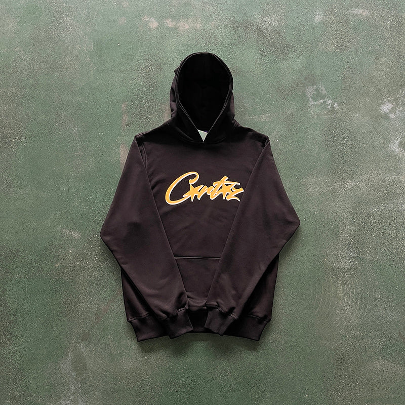 CORTEIZ Allstarz Hoodie - Black Unisex Streetwear Limited Edition - The CORTEIZ ALLSTARZ HOODIE BLACK - REPLICA is a bold statement piece that embodies the