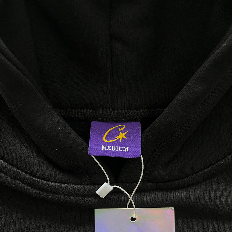 CORTEIZ Allstarz Hoodie - Black Unisex Streetwear Limited Edition - The CORTEIZ ALLSTARZ HOODIE BLACK - REPLICA is a bold statement piece that embodies the