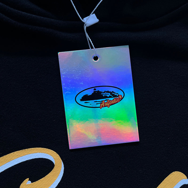 CORTEIZ Allstarz Hoodie - Black Unisex Streetwear Limited Edition - The CORTEIZ ALLSTARZ HOODIE BLACK - REPLICA is a bold statement piece that embodies the