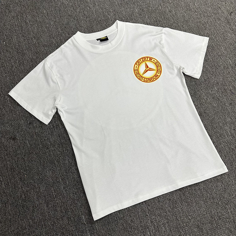 CORTEIZ Benz T-shirt - White Unisex Streetwear Limited Edition - The CORTEIZ BENZ T-SHIRT WHITE - REPLICA brings bold streetwear energy to your wardrobe with