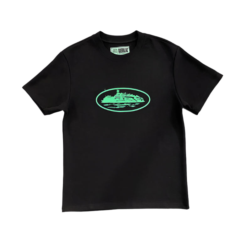 CORTEIZ Insignia Waffle Tee T-Shirt - Black Unisex Streetwear Limited Edition - The CORTEIZ INSIGNIA WAFFLE TEE BLACK - REPLICA is a sleek and stylish essential for