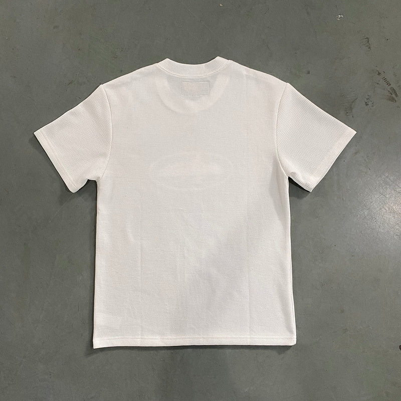 CORTEIZ Insignia Waffle Tee T-Shirt - White Unisex Streetwear Limited Edition - The CORTEIZ INSIGNIA WAFFLE TEE WHITE - REPLICA combines premium comfort with bold streetwear design.