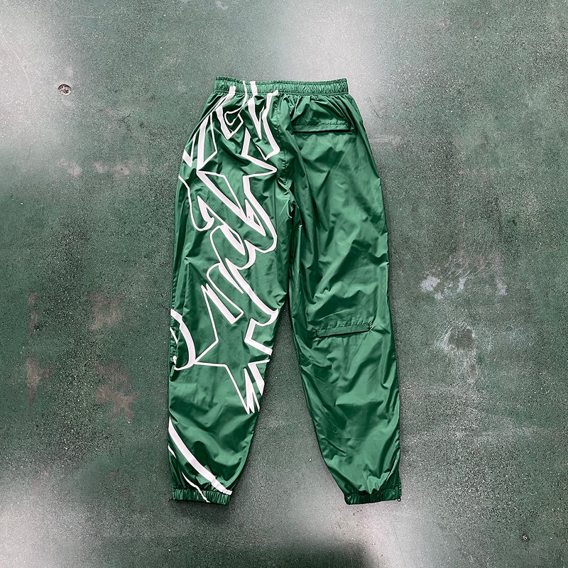 CORTEIZ Megashuku Joggers Jogger Pants - Green Unisex Streetwear Limited Edition - The CORTEIZ MEGASHUKU JOGGERS GREEN - REPLICA combine bold streetwear design with unmatched comfort. Crafted
