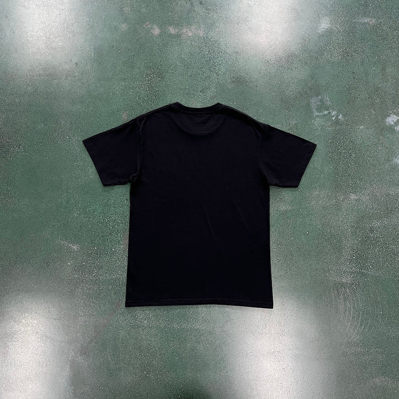CORTEIZ Og Alcatraz Tee Triple T-Shirt - Black Unisex Streetwear Limited Edition - The CORTEIZ OG ALCATRAZ TEE TRIPLE BLACK - REPLICA embodies sleek streetwear style with a