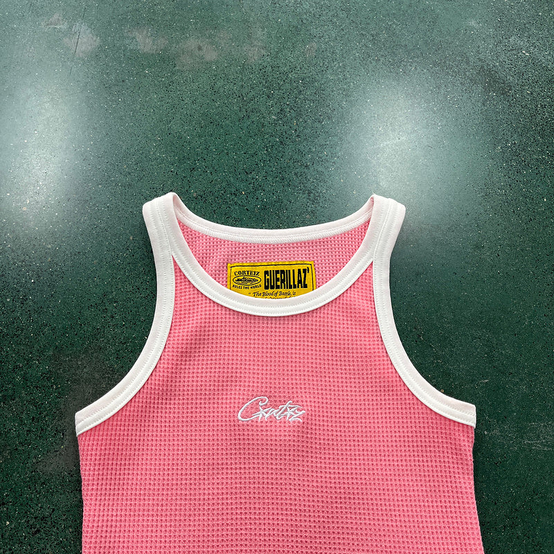 CORTEIZ Tank Top Women's - Pink Unisex Streetwear Limited Edition - The CORTEIZ TANK TOP PINK WOMEN'S - REPLICA combines bold color with effortless style, making