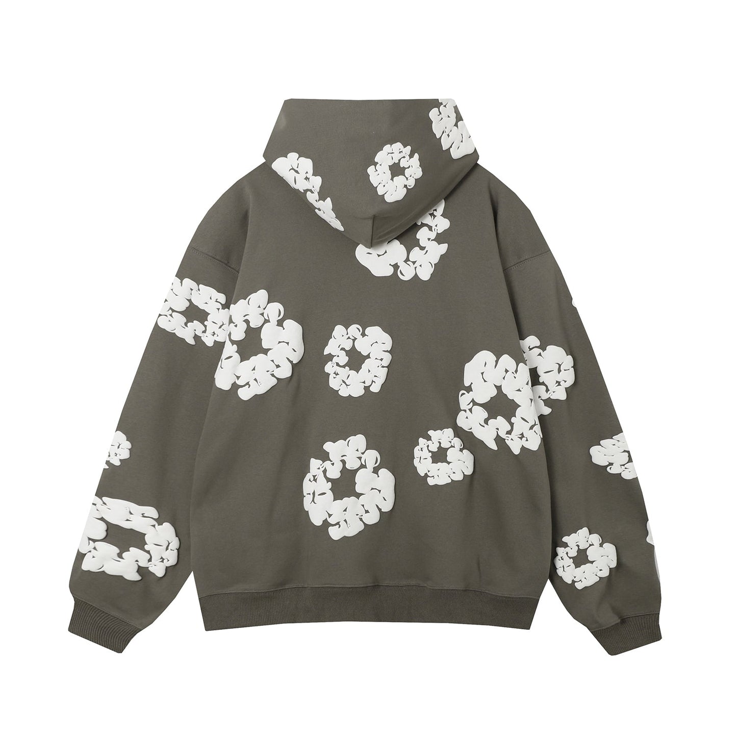 DENIM Tears Cotton Wreath Hoodie Olive - Red Unisex Streetwear Limited Edition - The Denim Tears Cotton Wreath Hoodie Olive Replica combines timeless style with unbeatable comfort, offering