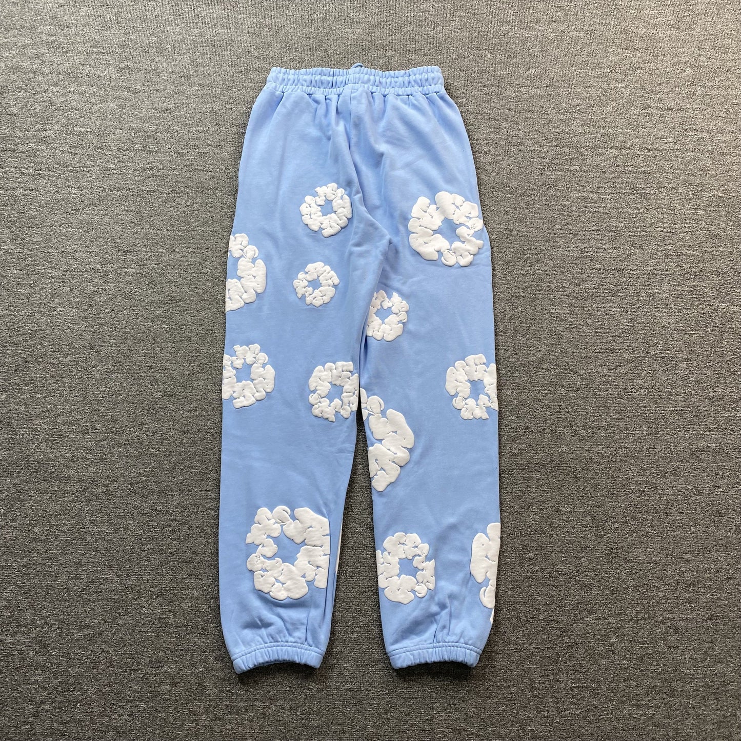 DENIM Tears Cotton Wreath Sweatpants Baby - Blue Unisex Streetwear Limited Edition