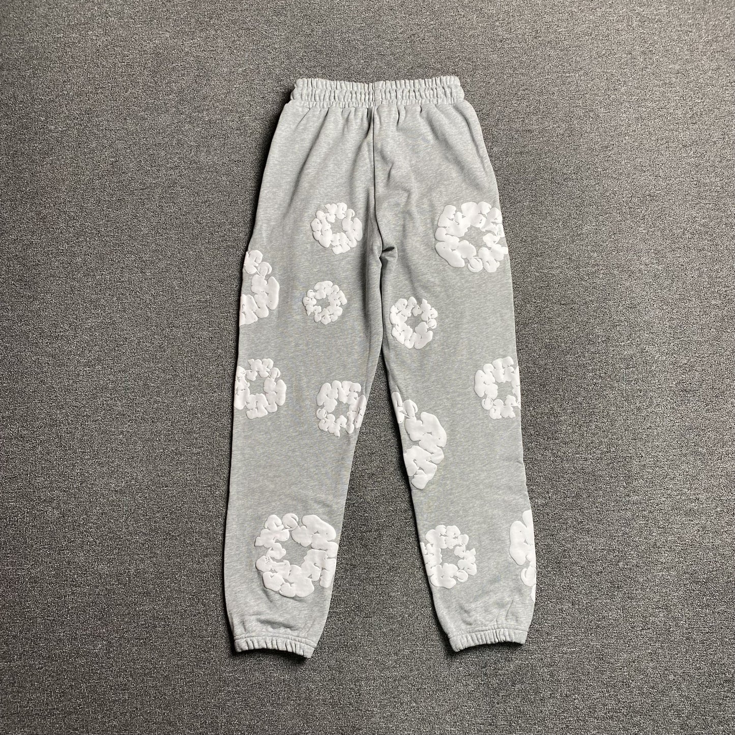 DENIM Tears Cotton Wreath Sweatpants - Grey Unisex Streetwear Limited Edition - The Denim Tears Cotton Wreath Sweatpants Grey Replica deliver the perfect balance of comfort and