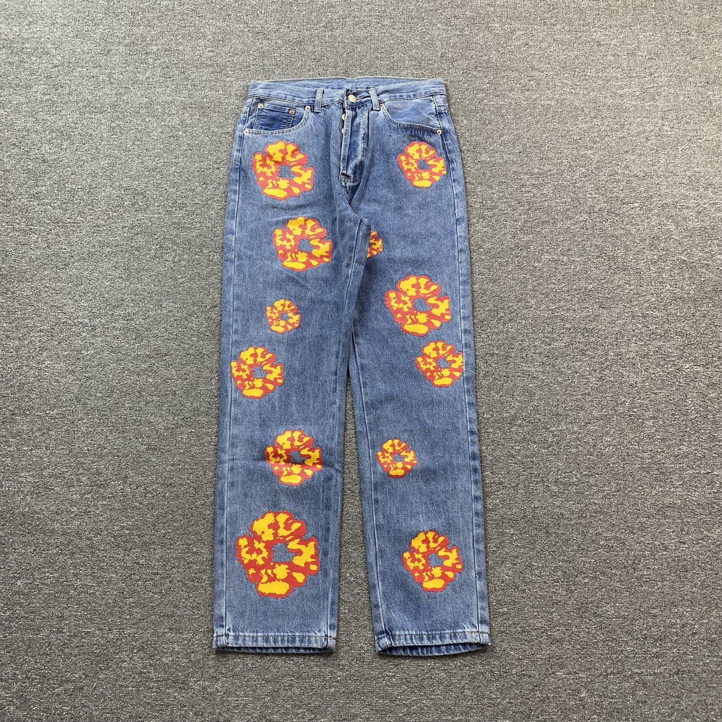 DENIM Tears - Offset Jeans Light Wash - Black Unisex Streetwear Limited Edition - The Denim Tears x Offset Jeans Light Wash Replica bring together iconic design and cultural