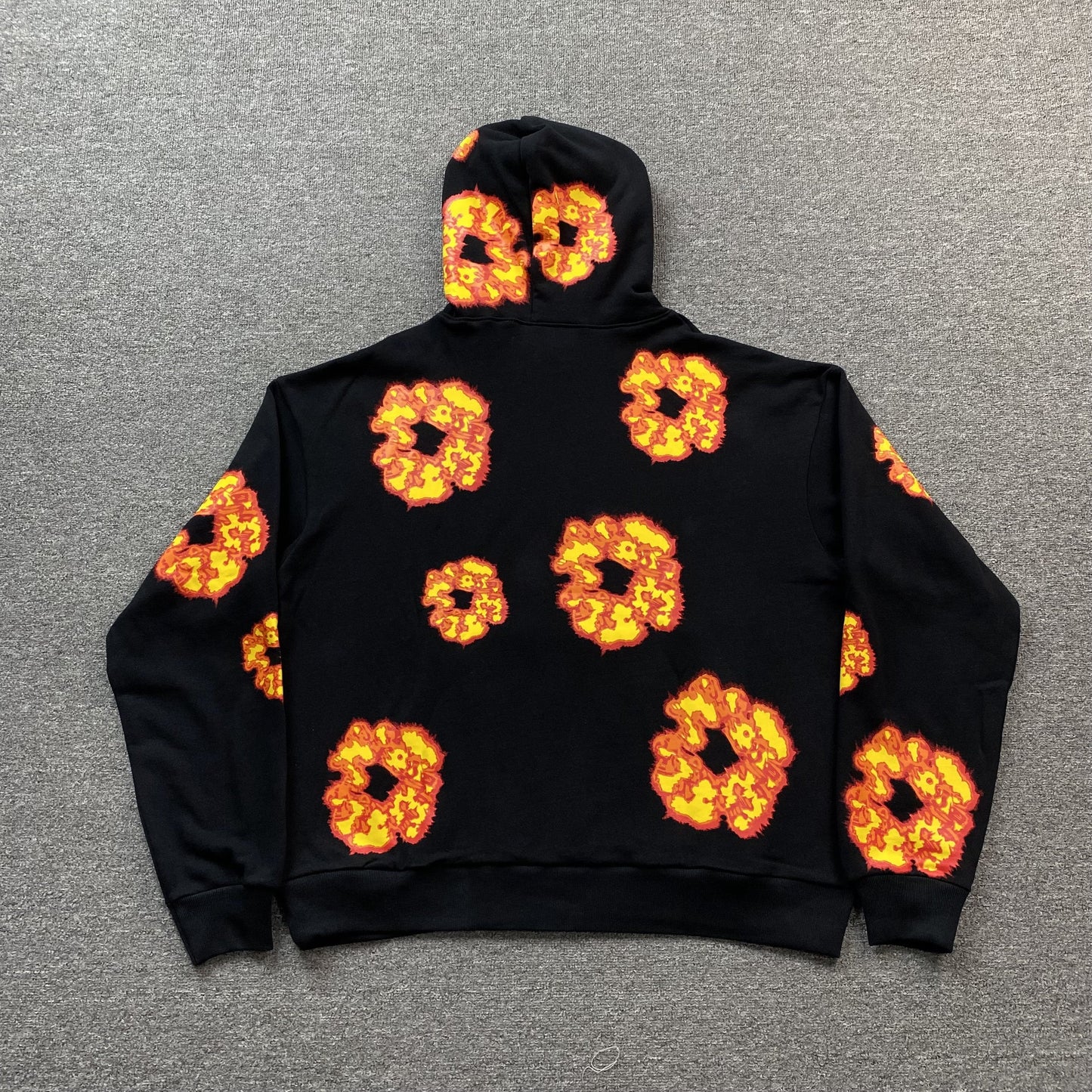 DENIM Tears - Offset Wreath Hoodie - Black Unisex Streetwear Limited Edition - The Denim Tears x Offset Wreath Hoodie Black Replica combines timeless style with unbeatable comfort,