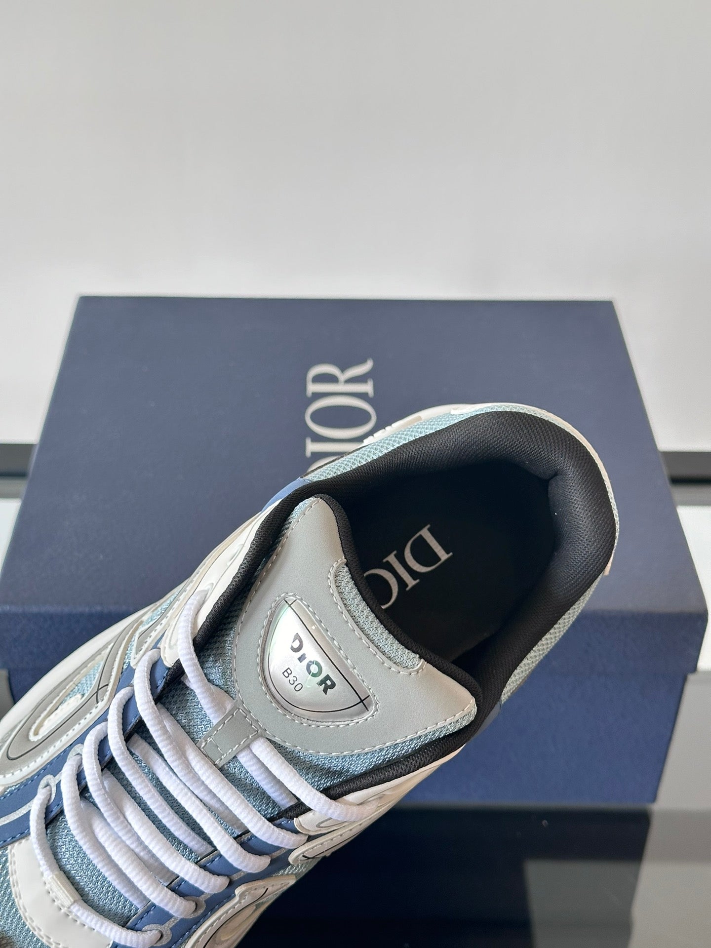 DIOR B30 Blue - White Unisex Streetwear Limited Edition - The DIOR B30 BLUE WHITE - REPLICA is a perfect fusion of luxury craftsmanship and