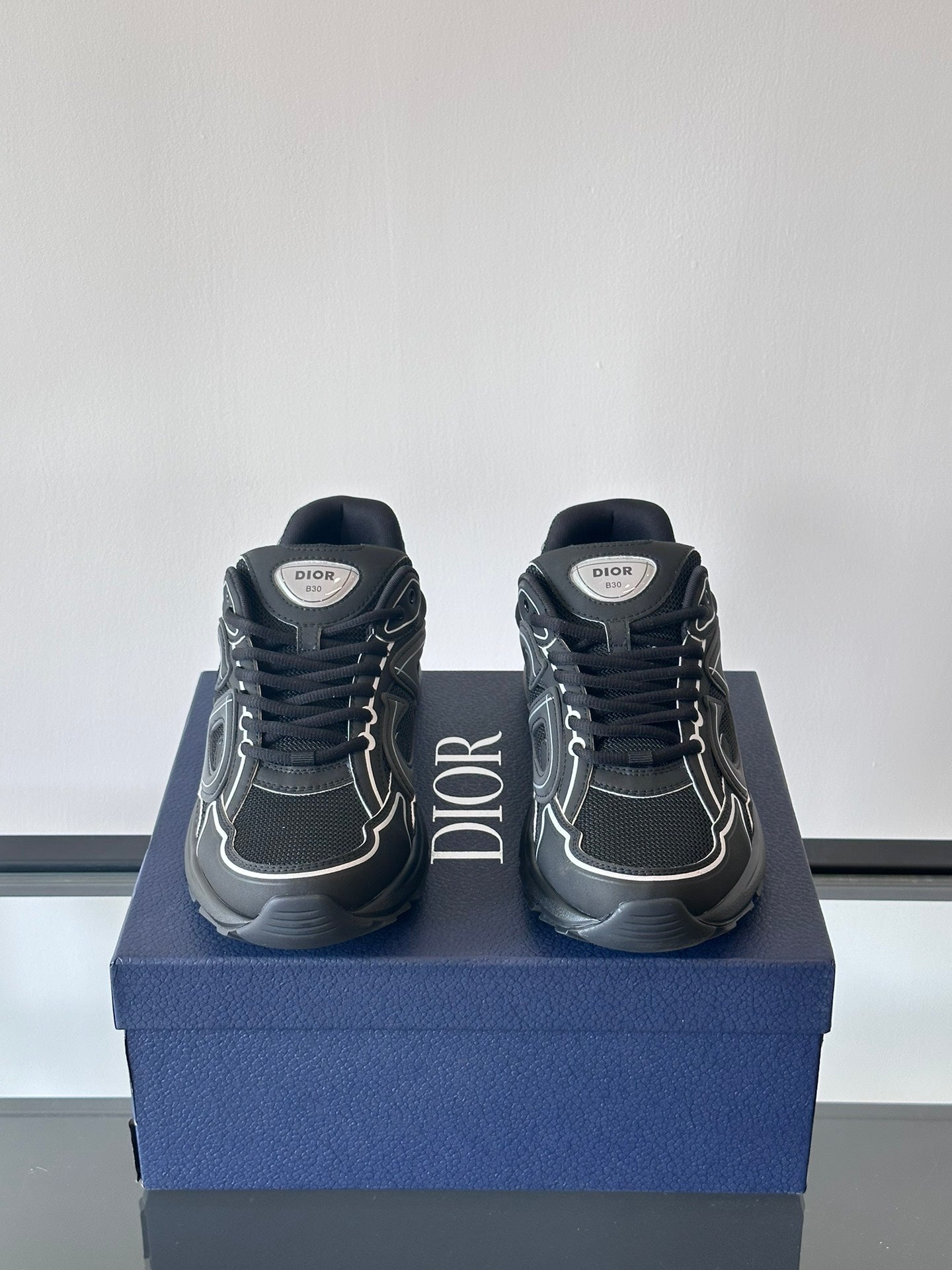 DIOR B30 Triple Sneakers - Black Unisex Streetwear Limited Edition - The DIOR B30 TRIPLE BLACK - REPLICA is the ultimate fusion of luxury, performance, and