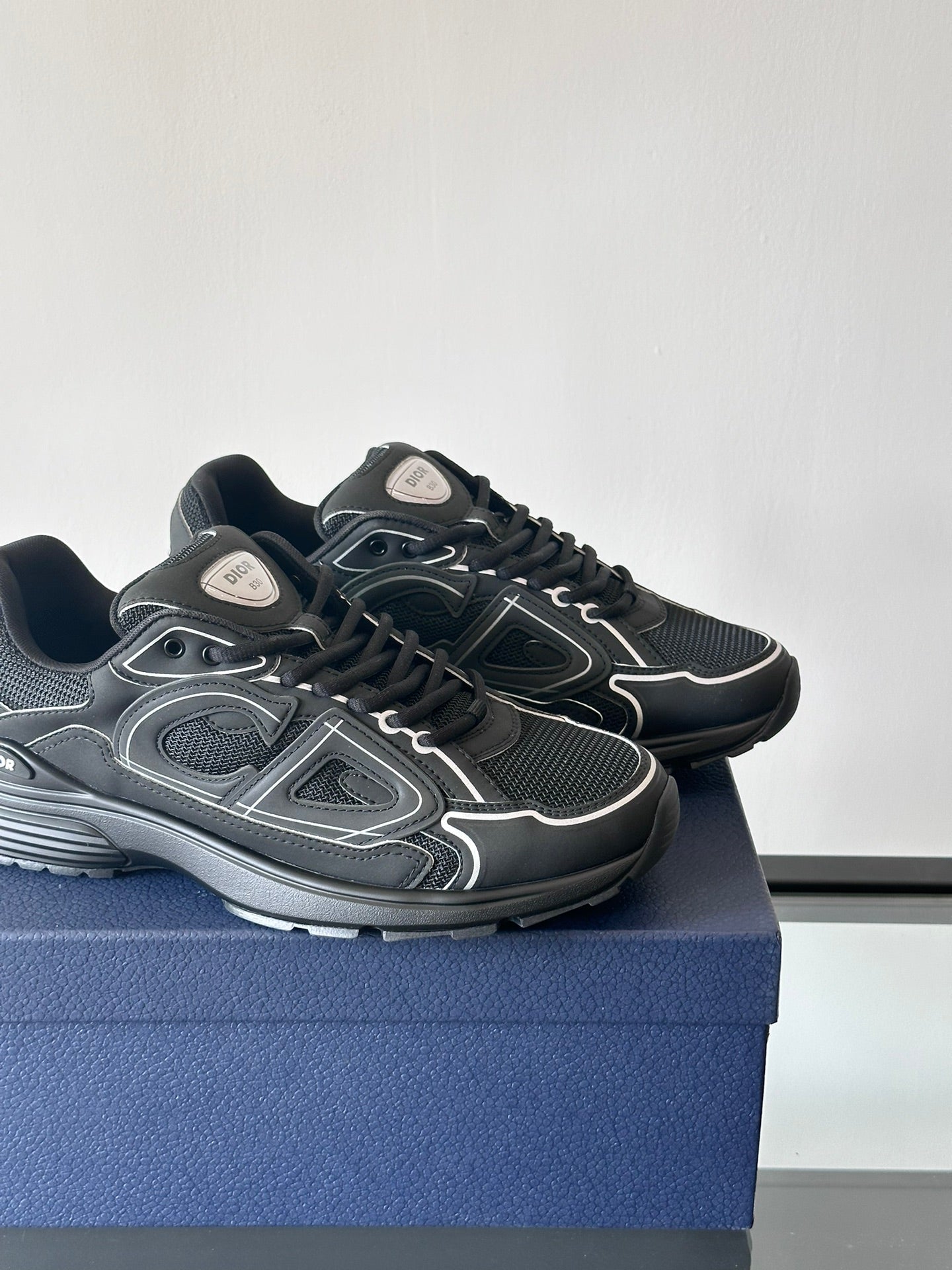 DIOR B30 Triple Sneakers - Black Unisex Streetwear Limited Edition - The DIOR B30 TRIPLE BLACK - REPLICA is the ultimate fusion of luxury, performance, and