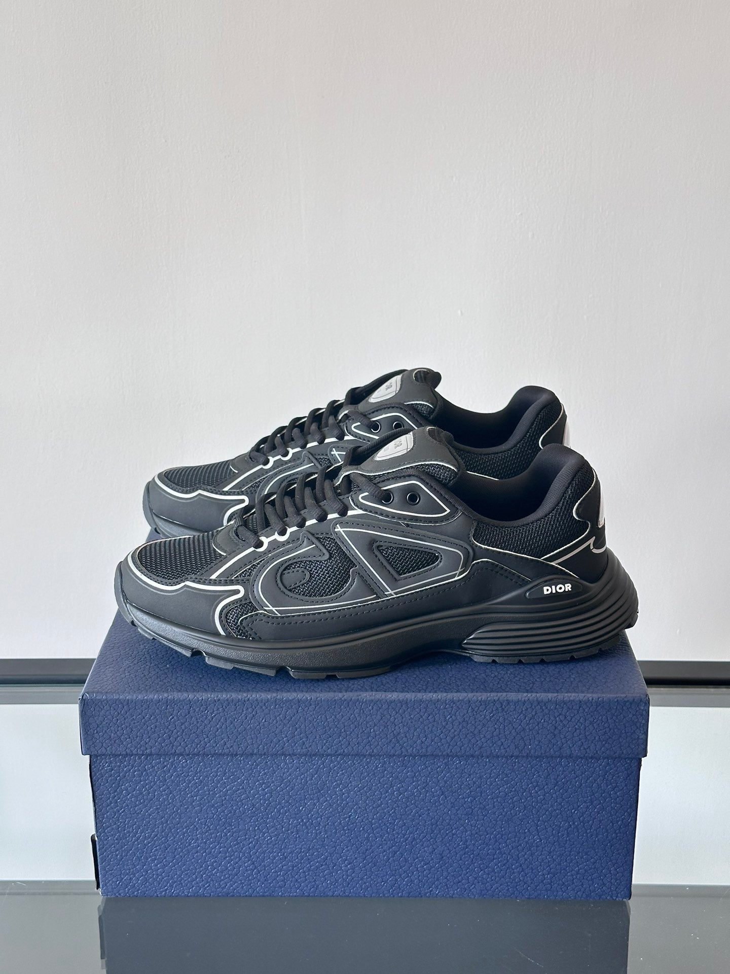 DIOR B30 Triple Sneakers - Black Unisex Streetwear Limited Edition - The DIOR B30 TRIPLE BLACK - REPLICA is the ultimate fusion of luxury, performance, and