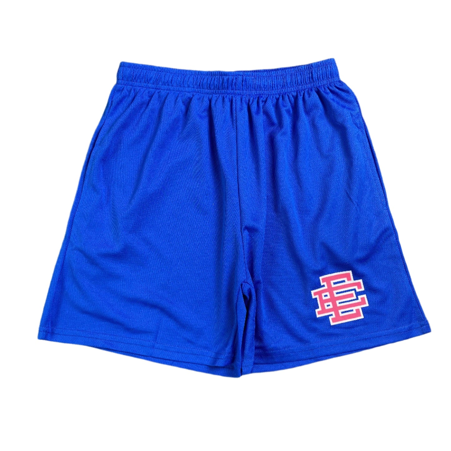 ERIC Emanuel Ee Basic Shorts Electric - Orange - Blue Unisex Streetwear Limited Edition - The ERIC EMANUEL EE BASIC SHORTS ELECTRIC BLUE/ORANGE - REPLICA bring bold streetwear aesthetics and