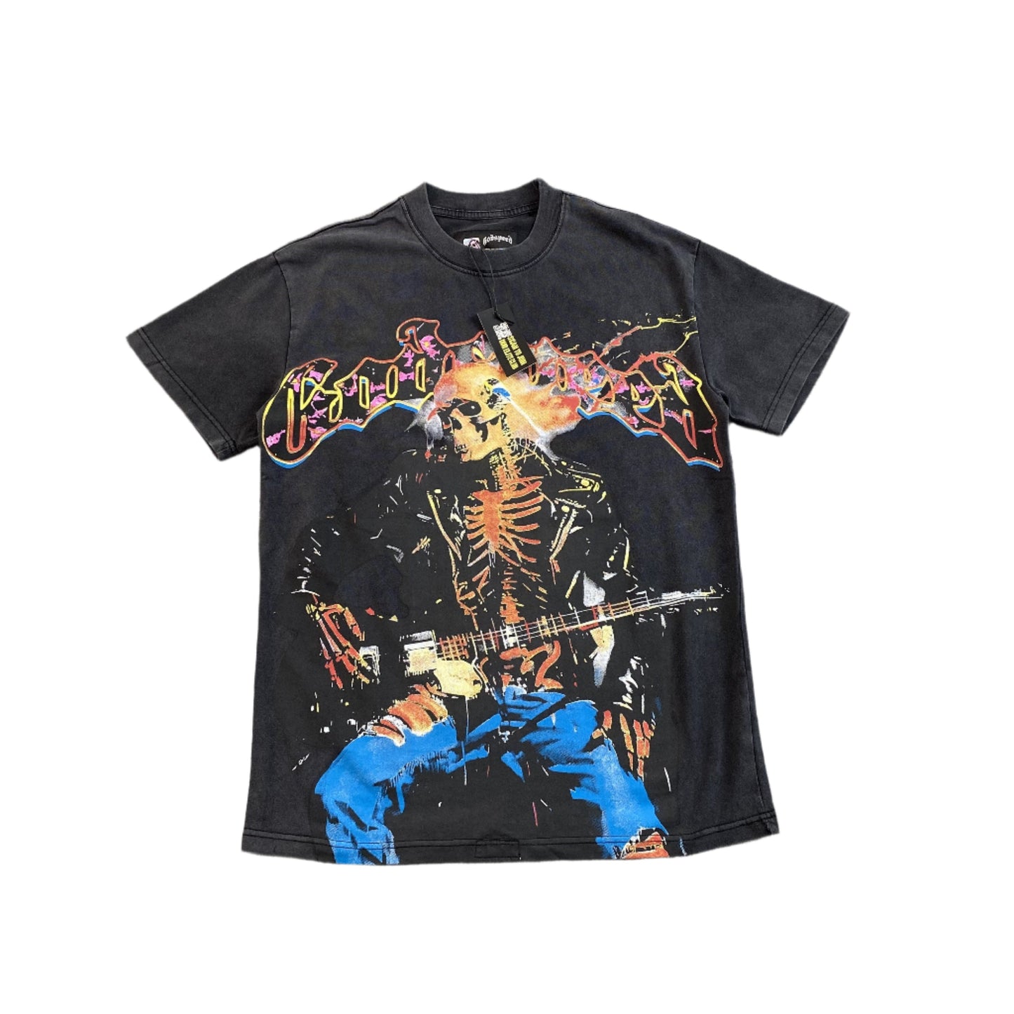 GODSPEED Rock Dreams T-shirt Washed - Black Unisex Streetwear Limited Edition