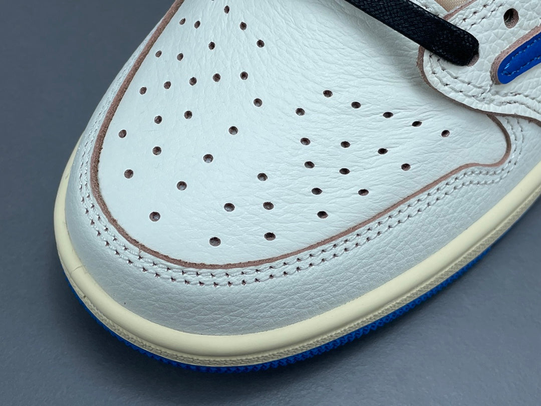 JORDAN 1 Low Og - Travis Scott Fragment - Black Unisex Streetwear Limited Edition - The JORDAN 1 LOW OG x TRAVIS SCOTT FRAGMENT - REPLICA is a masterpiece of