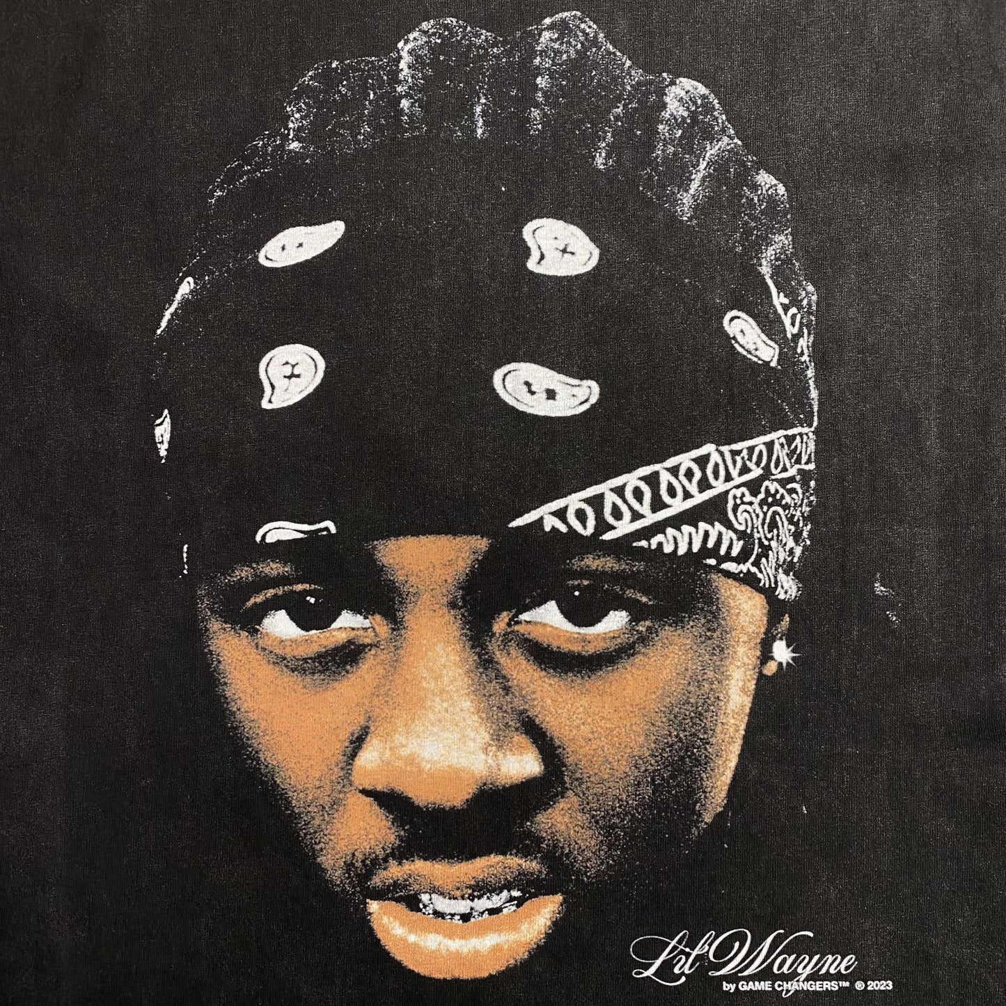 LIL Wayne Vintage Graphic Tee Dark T-Shirt - Grey Unisex Streetwear Limited Edition - The LIL WAYNE VINTAGE GRAPHIC TEE DARK GREY - REPLICA is a must-have for hip-hop