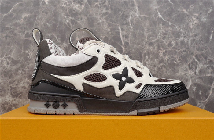 LOUIS Vuitton Lv Skate Sneaker White - Black Unisex Streetwear Limited Edition - The LOUIS VUITTON LV SKATE SNEAKER WHITE BLACK - REPLICA is the perfect blend of