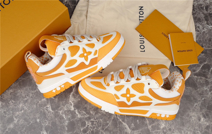 LOUIS Vuitton Lv Skate Sneaker Yellow - White Unisex Streetwear Limited Edition