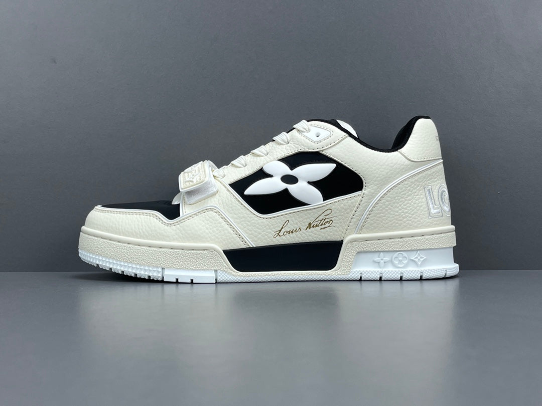LOUIS Vuitton Lv Trainer Sneaker - Red Unisex Streetwear Limited Edition - The LOUIS VUITTON LV TRAINER SNEAKER - REPLICA redefines luxury footwear with its bold design