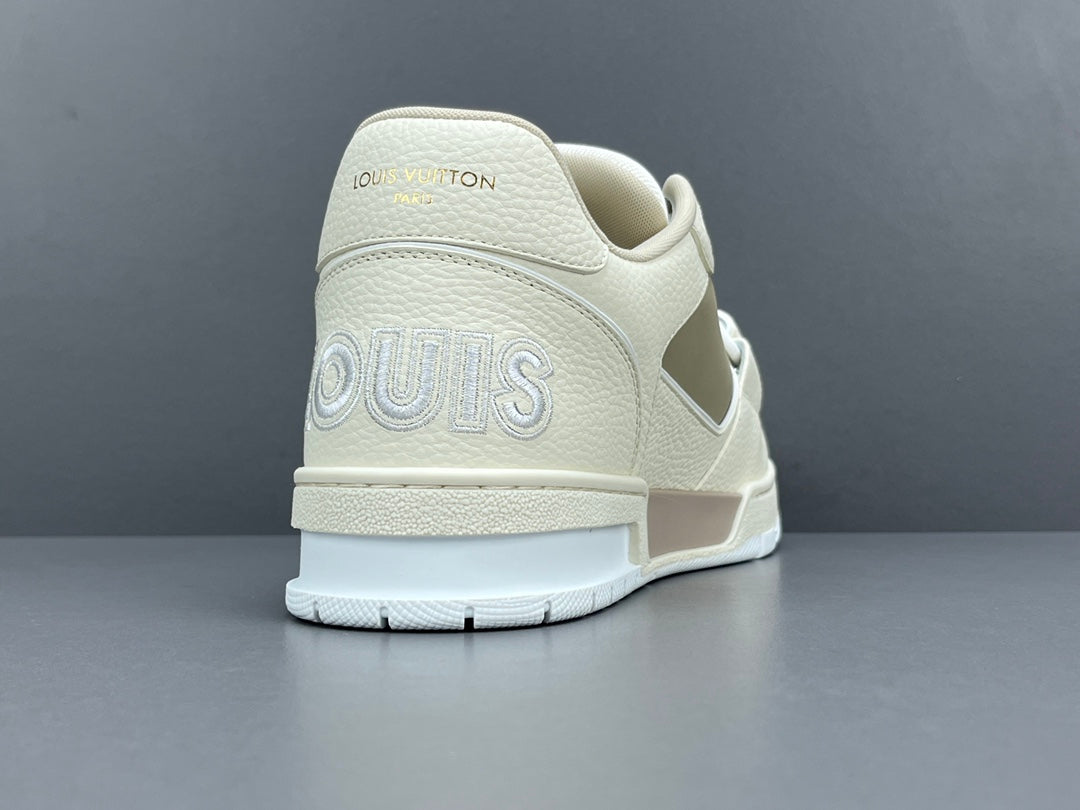 LOUIS Vuitton Lv Trainer Sneaker - Red Unisex Streetwear Limited Edition - The LOUIS VUITTON LV TRAINER SNEAKER - REPLICA redefines luxury footwear with its bold design