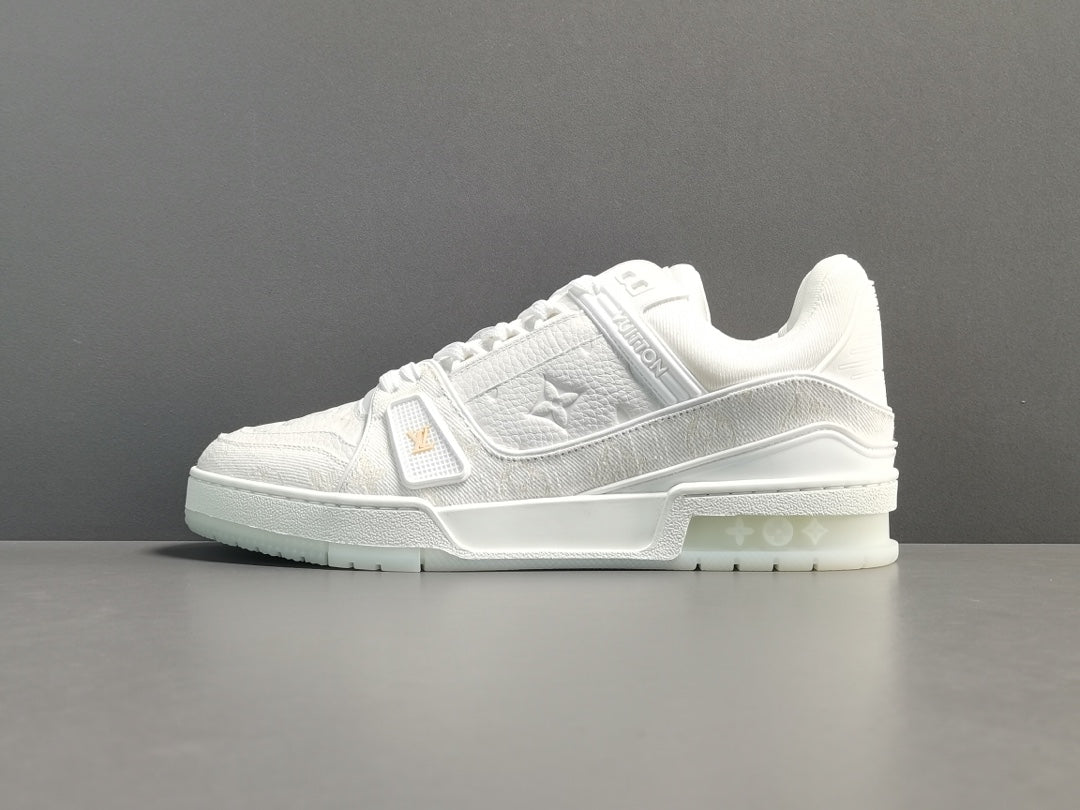 LOUIS Vuitton Lv Trainer Sneaker - White Unisex Streetwear Limited Edition