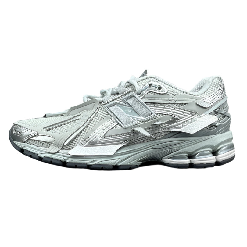 NEW Balance 1906a - Concrete Silver - Red Unisex Streetwear Limited Edition - The NEW BALANCE 1906A x CONCRETE SILVER - REPLICA redefines modern style with a sleek