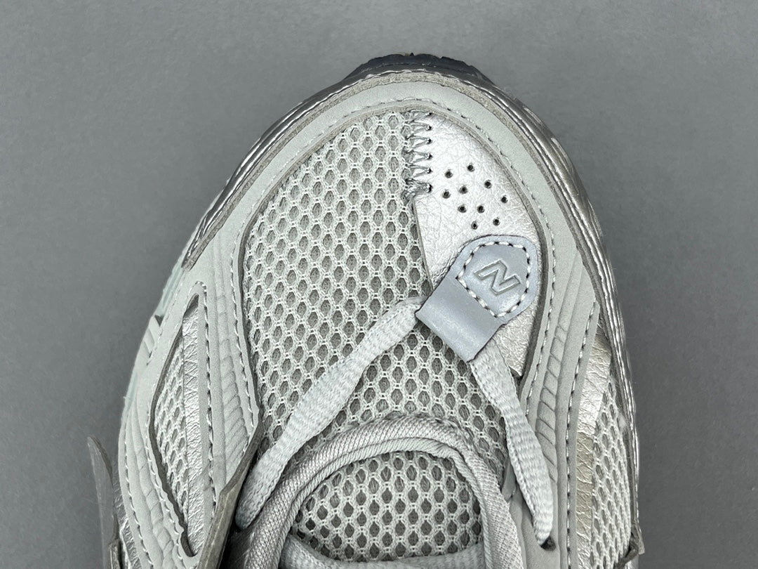NEW Balance 1906a - Concrete Silver - Red Unisex Streetwear Limited Edition - The NEW BALANCE 1906A x CONCRETE SILVER - REPLICA redefines modern style with a sleek