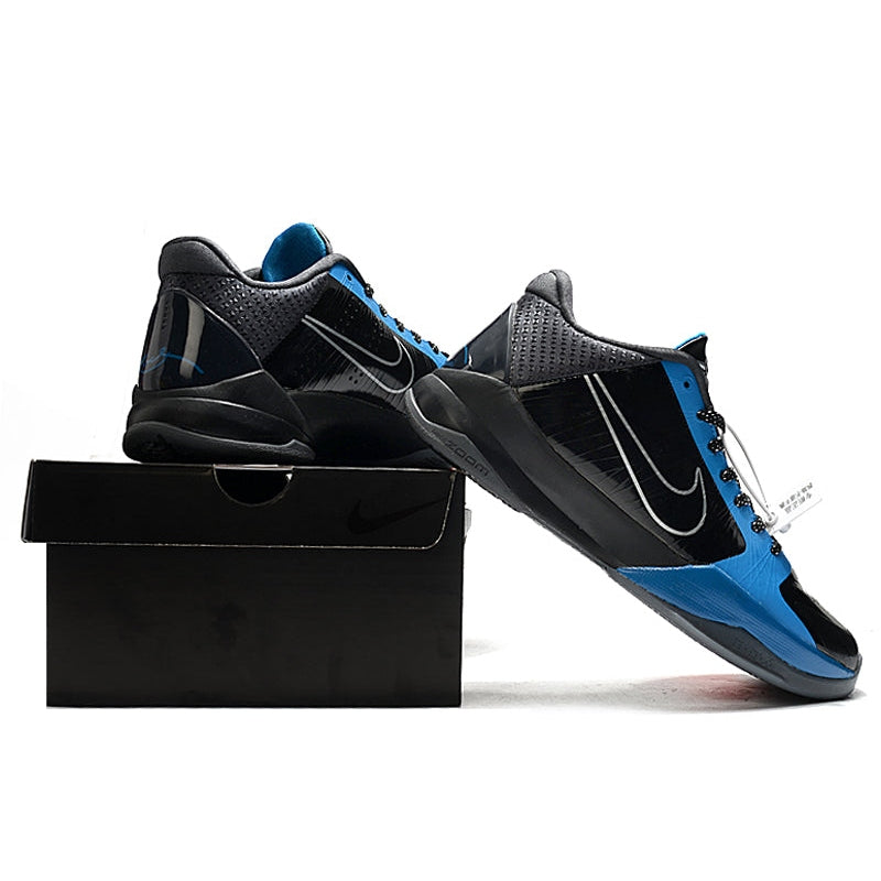 NIKE Kobe 5 Protro - Dark Knight - Black Unisex Streetwear Limited Edition - The Nike Kobe 5 Protro x Dark Knight channels the grit and mystique of the