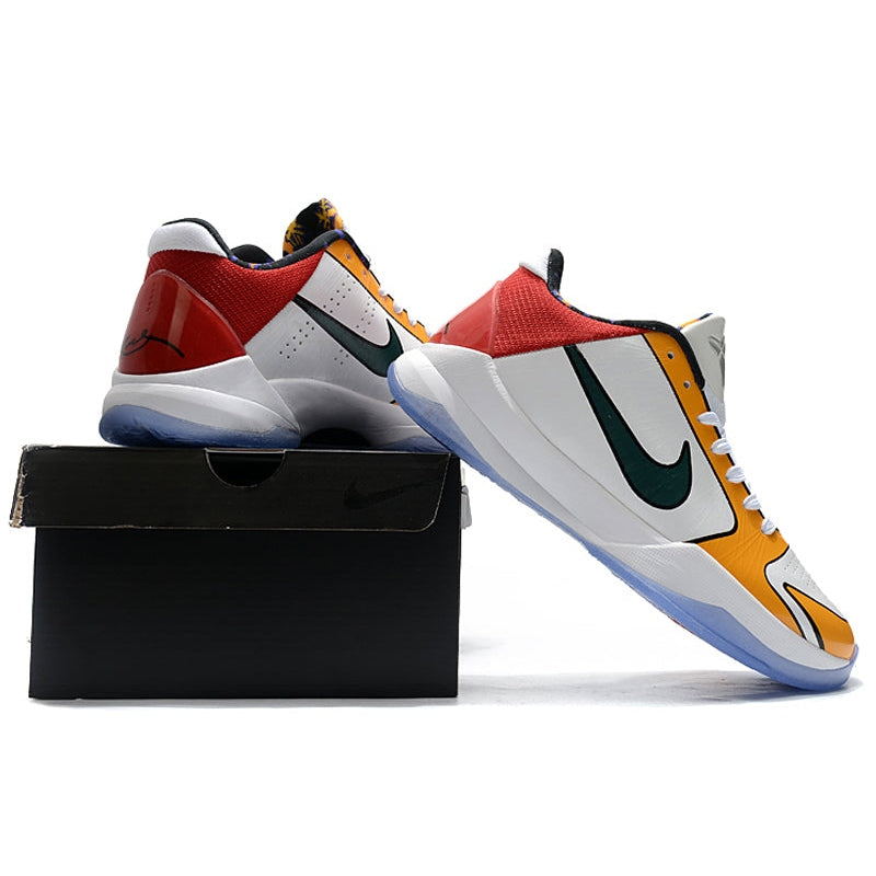 NIKE Kobe 5 Protro - Pj Tucker Bubble Pe - Red Unisex Streetwear Limited Edition - The Nike Kobe 5 Protro x PJ Tucker Bubble PE is a vibrant tribute to