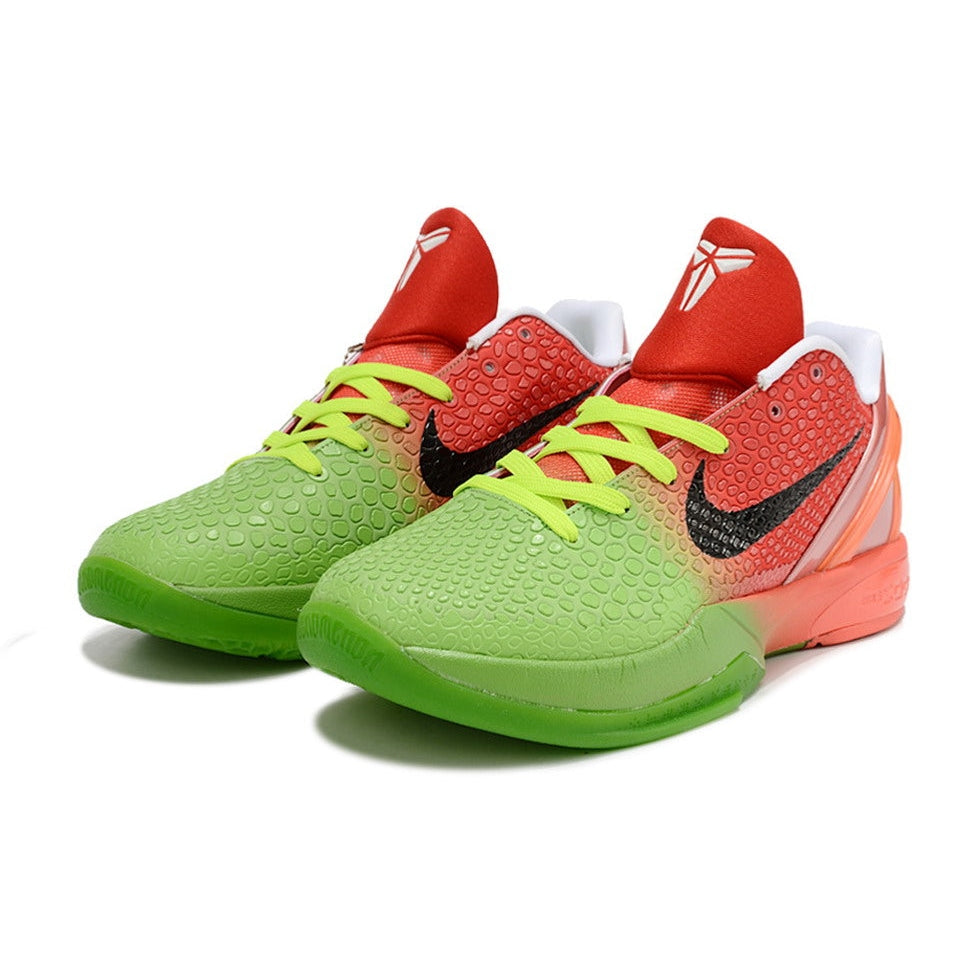 NIKE Kobe 6 Protro - Faded Grinch - Green Unisex Streetwear Limited Edition - The Nike Kobe 6 Protro x Faded Grinch offers a fresh spin on the iconic