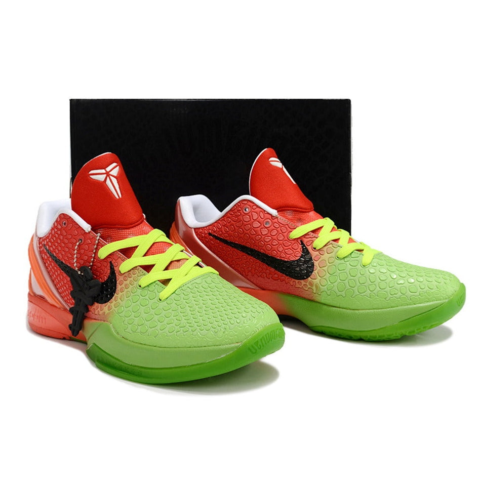 NIKE Kobe 6 Protro - Faded Grinch - Green Unisex Streetwear Limited Edition - The Nike Kobe 6 Protro x Faded Grinch offers a fresh spin on the iconic