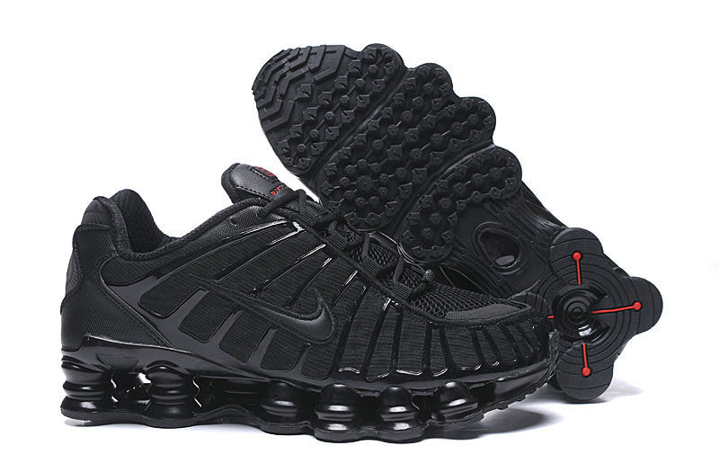 NIKE Sho - Tl - Ma - Orange - Black Unisex Streetwear Limited Edition - The NIKE SHOX TL x BLACK MAX ORANGE - REPLICA is a statement sneaker that