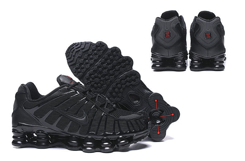 NIKE Sho - Tl - Ma - Orange - Black Unisex Streetwear Limited Edition - The NIKE SHOX TL x BLACK MAX ORANGE - REPLICA is a statement sneaker that