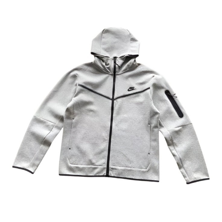 NIKE Tech Fleece Hoodie - - Grey Unisex Streetwear Limited Edition - The NIKE TECH FLEECE HOODIE GREY - REPLICA is the ultimate blend of performance, comfort,