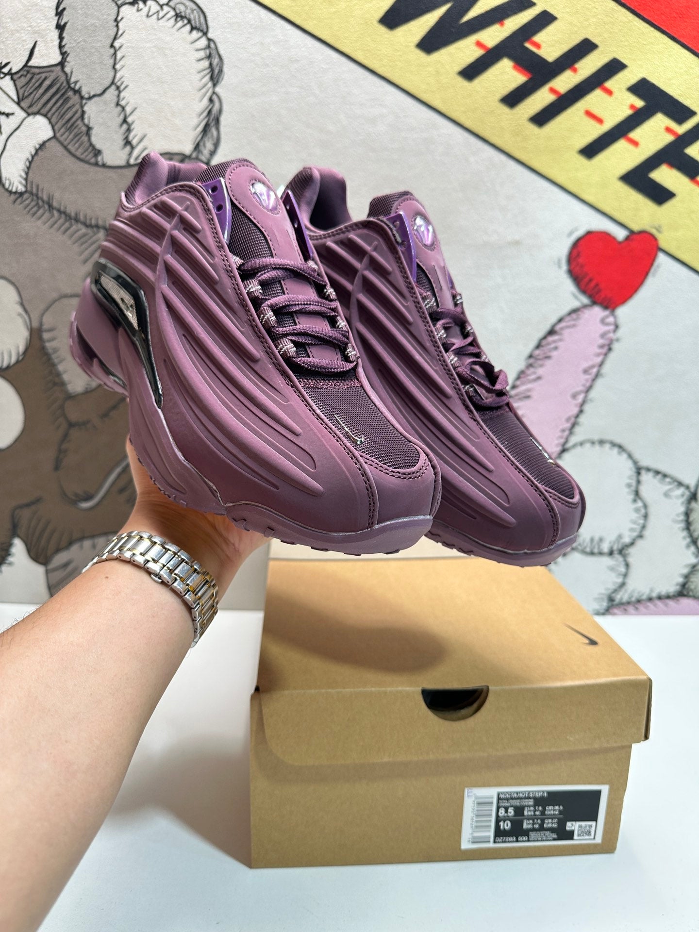 NOCTA - Nike Hot Step 2 Drake Eggplant - Red Unisex Streetwear Limited Edition - The NOCTA x NIKE HOT STEP 2 DRAKE EGGPLANT - REPLICA is a bold, vibrant
