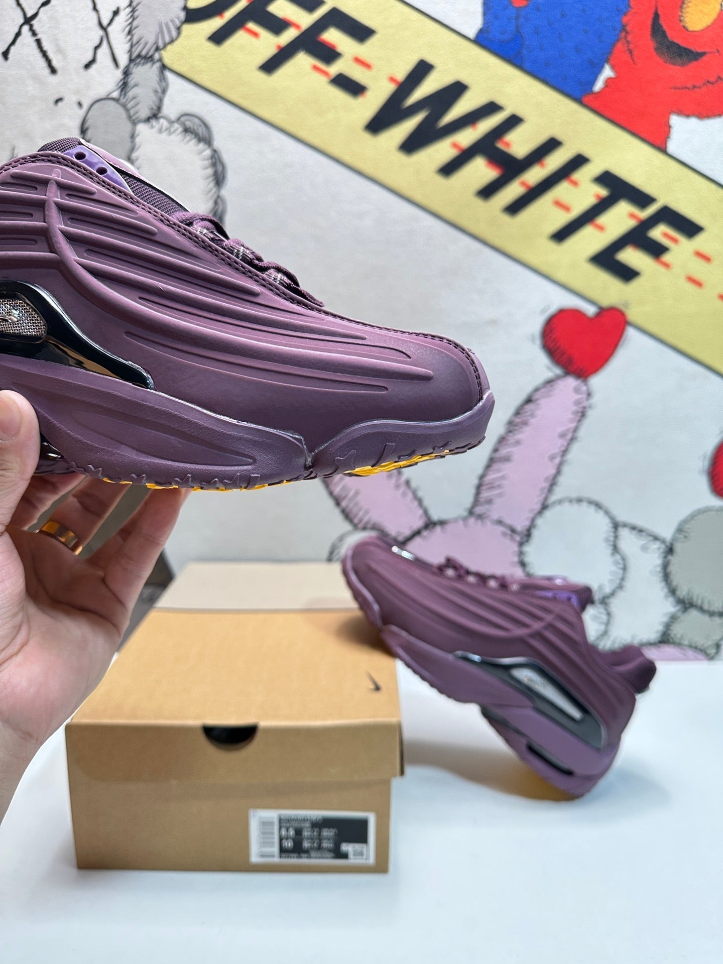 NOCTA - Nike Hot Step 2 Drake Eggplant - Red Unisex Streetwear Limited Edition - The NOCTA x NIKE HOT STEP 2 DRAKE EGGPLANT - REPLICA is a bold, vibrant